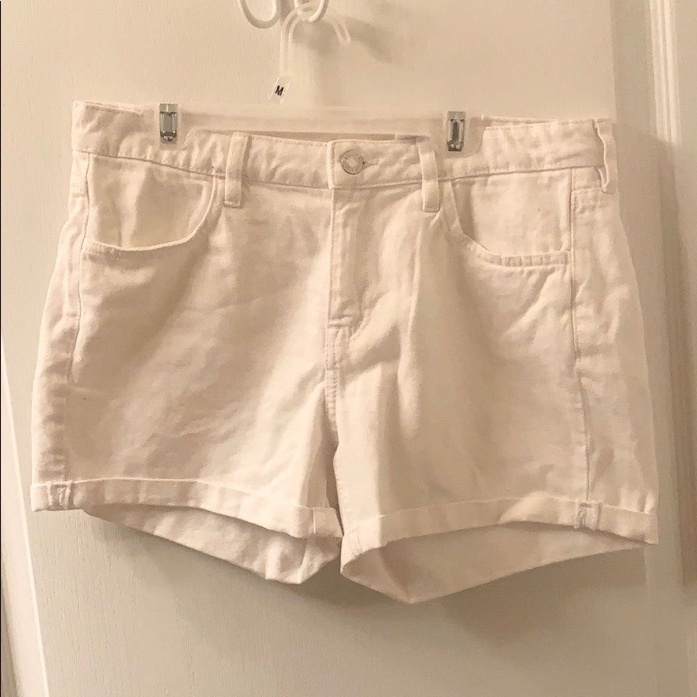 H&M Denim White Shorts